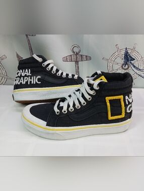 Vans National Geographics Mid Top/ Mens 4-Womens 5.5/ Skateboarding